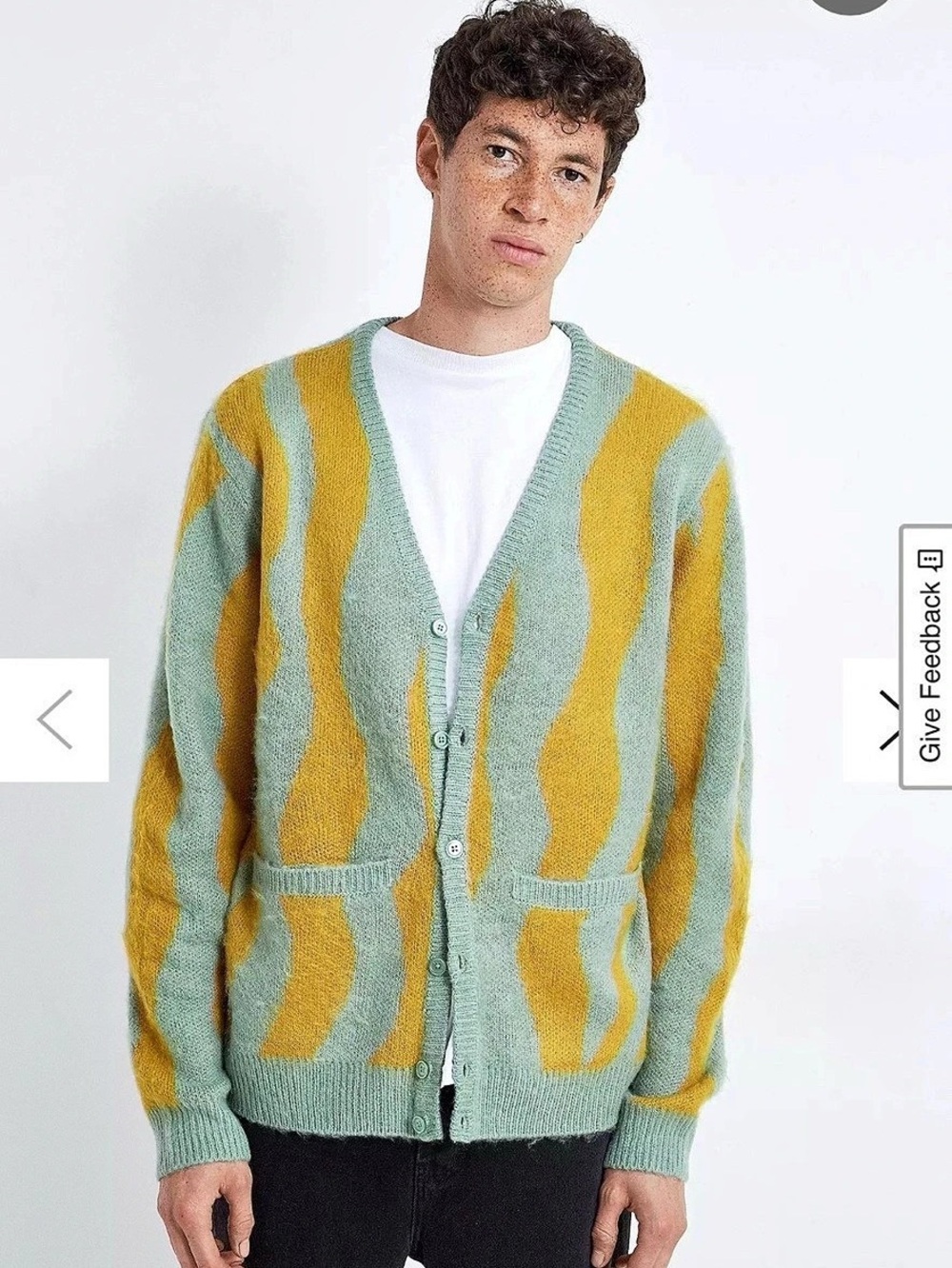 Obey men’s seaweed cardigan size Large from Urban Outfitters